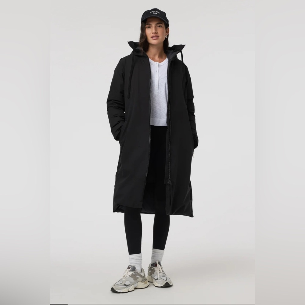 NWT Vuori Icelandic Anorak Puffer Parka Coat Jacket * Black * Extra Small * Warm